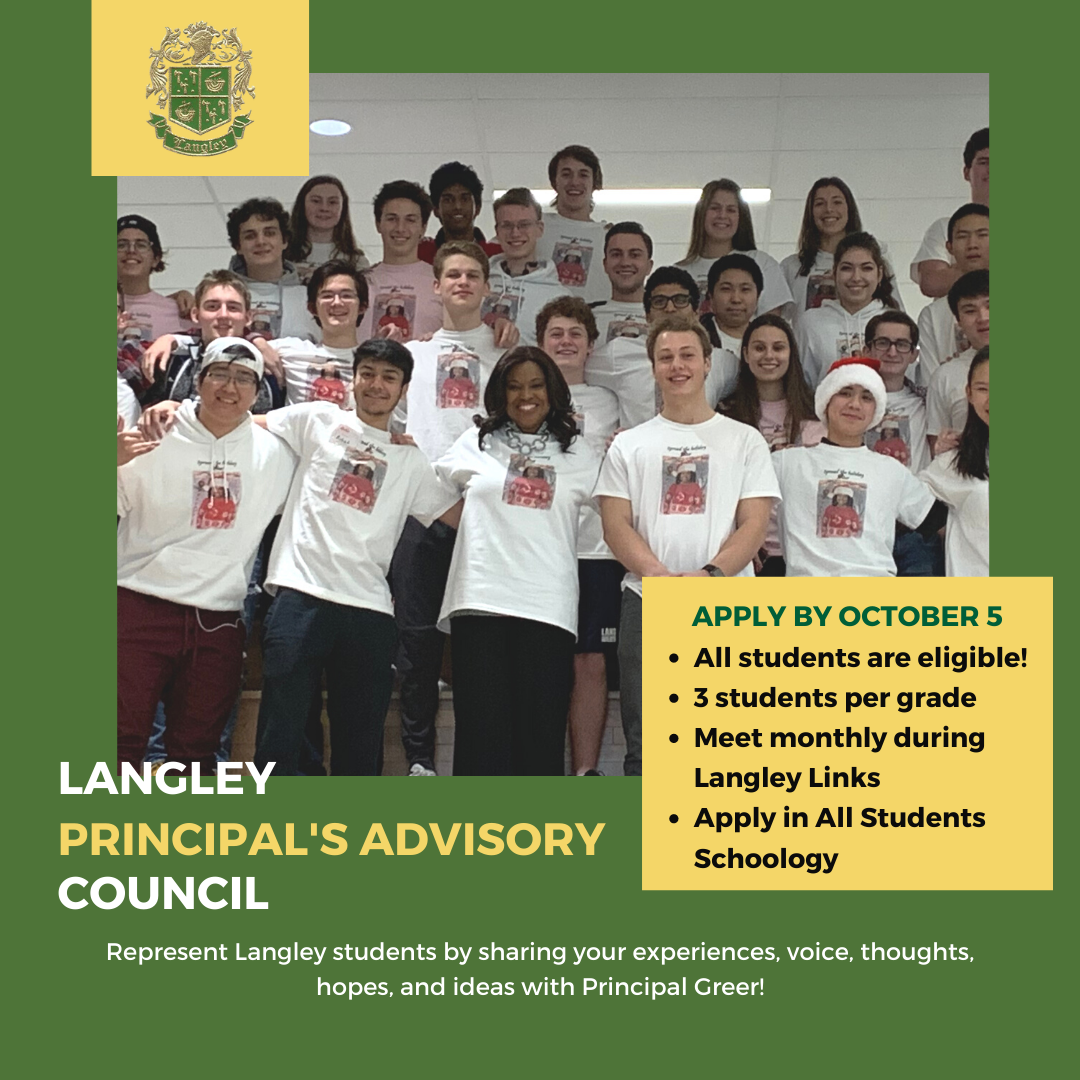 Advertisement for Principal's Advisory Committee