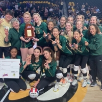 Picture of Langley High School Volleyball Team at State Championship